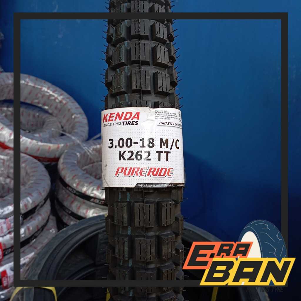 BAN LUAR KENDA K262 300 RING 18 TUBETYPE TRIAL