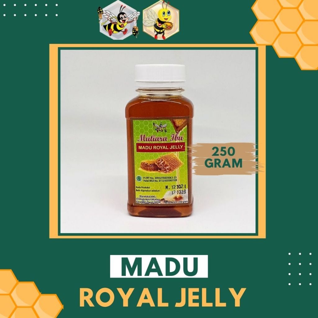 

250 GRAM - MUTIARA IBU MADU ROYAL JELLY