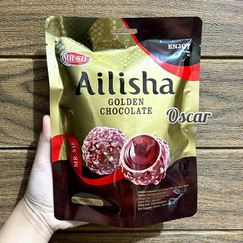 

Ailisha Golden Chocolate 66g Premium