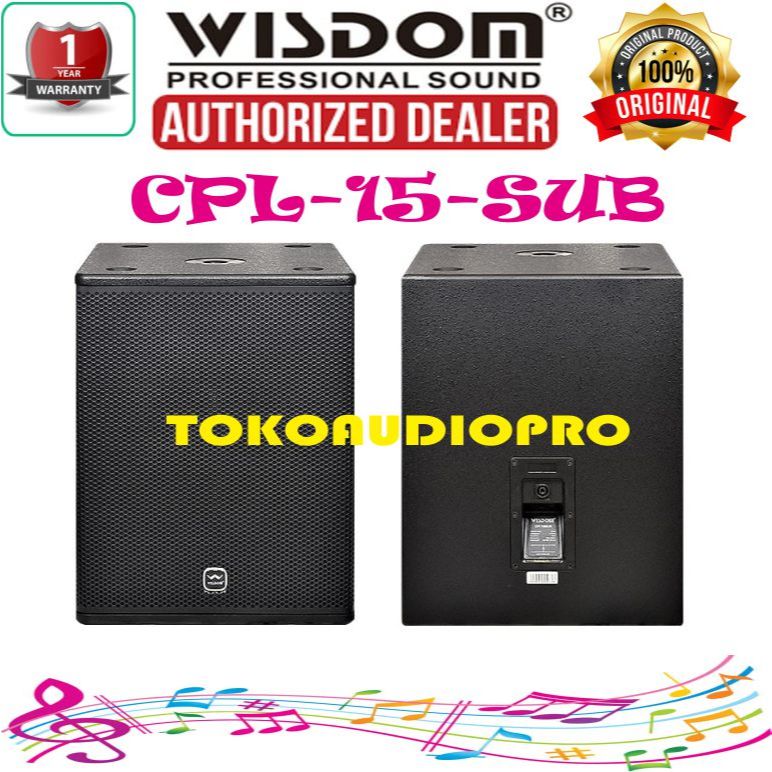 Sub Wisdom CPL15Sub 15' Pasif Subwoofer Wisdom CPL-15 Sub Pasif Wisdom