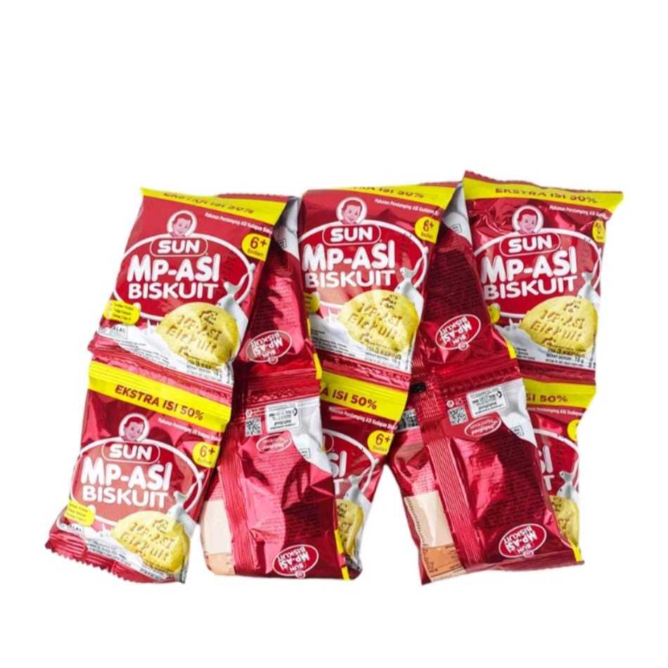 SUN MP-ASI BISKUIT 18 GRAM I PER 1 RENCENG ISI 10 SACHET