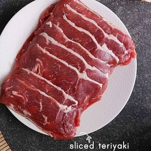 

Beef slice teriyaki daging sapi iris tipis 500 gram non fat Sukiyaki Teriyaki Yakiniku TERMURAH TERLARIS TERBAIK