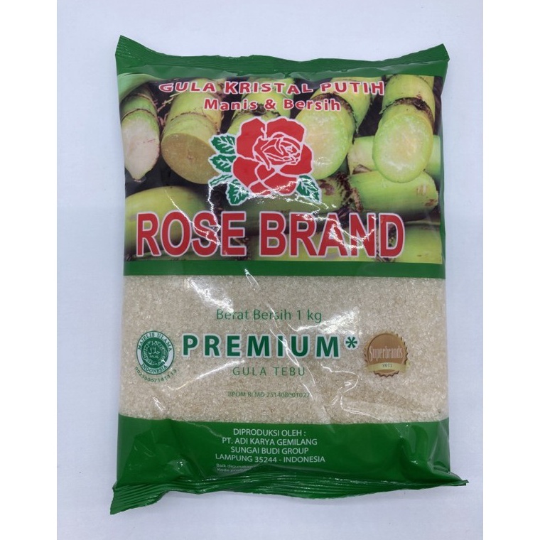 

PRODUK Z99KG Rose Brand GULA PREMIUM 1kg barcode 89939366548 E7H