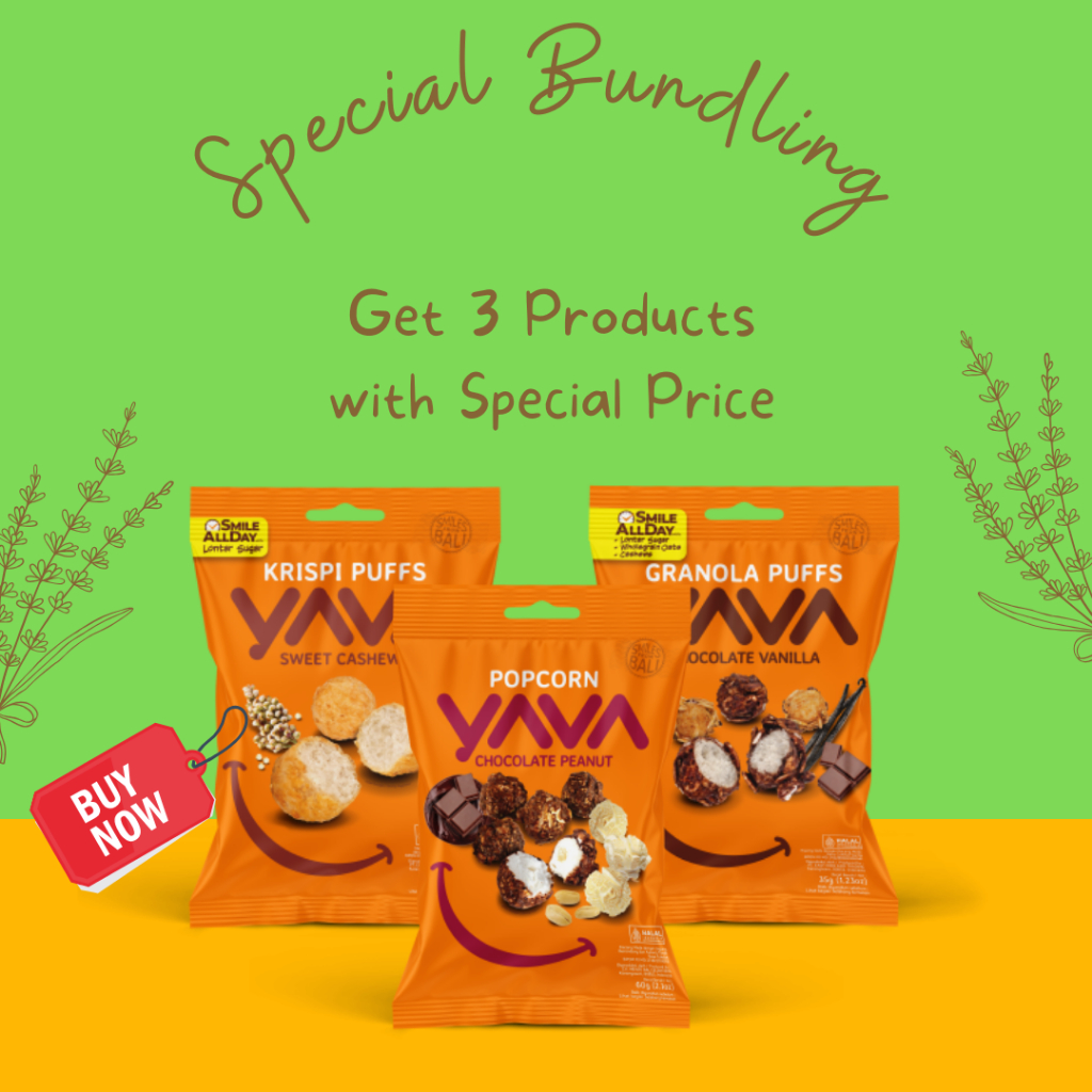 

PROMO Snack YAVA 1 PAKET DAPAT 3 PCS Paket B | GRANOLA GEMILANG