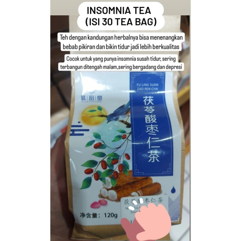 

Insomnia tea herbal isi 30 tea bag (Po penang)