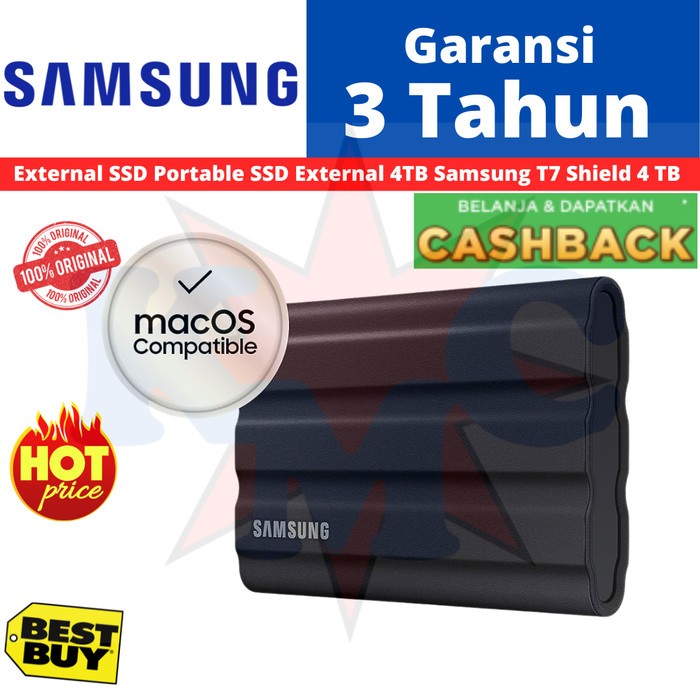 SSD External SSD Samsung T7 Shield SSD Portable SSD 4TB 4 TB