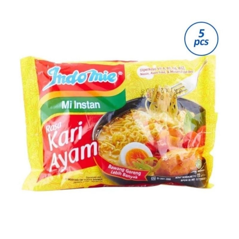 

INDOMIE KARI AYAM 5 PCS