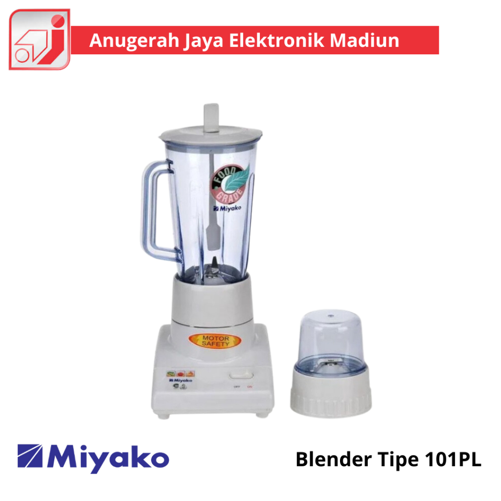 Blender Miyako Gelas Plastik BL 101PL / Blender Miyako BL101PL