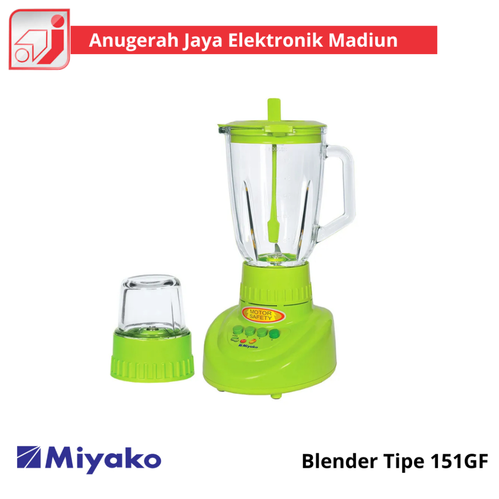 Blender Miyako Gelas Kaca BL 151GF / Blender Miyako 151GF