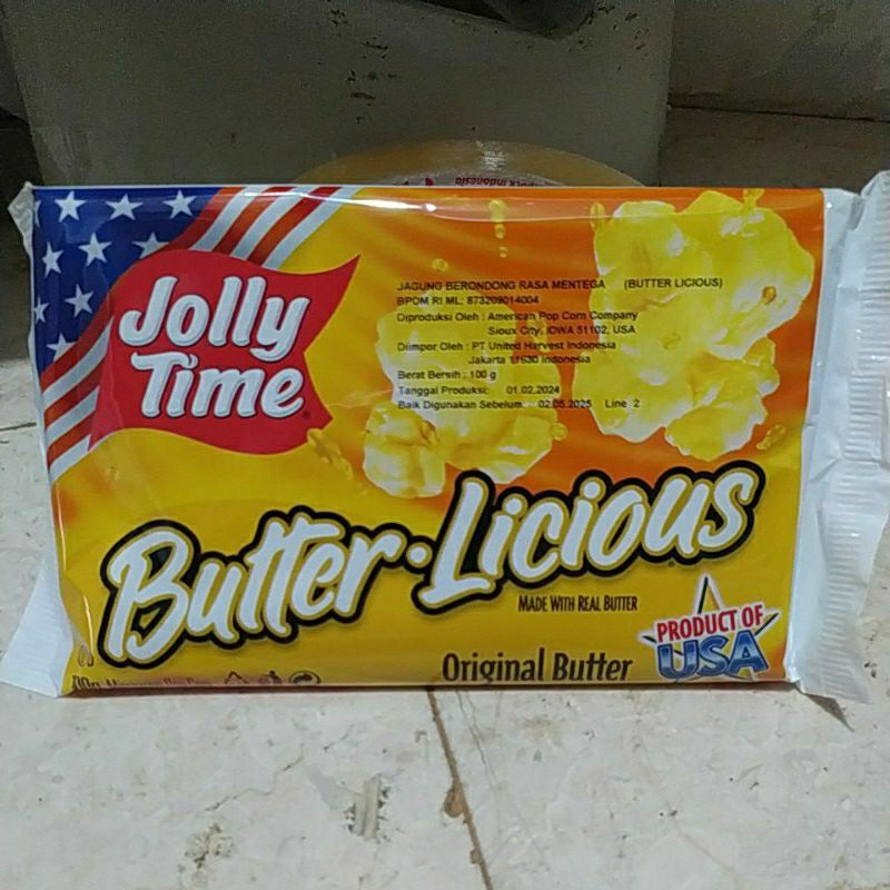

JKL Pop Corn Jolly Time Butter Licious Halal