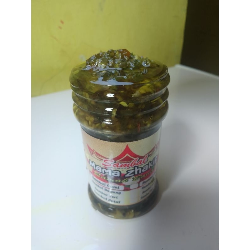 

Sambal Ijo Padang spesial/Sambal hijau khas padang/Botol Sambal 200 Ml