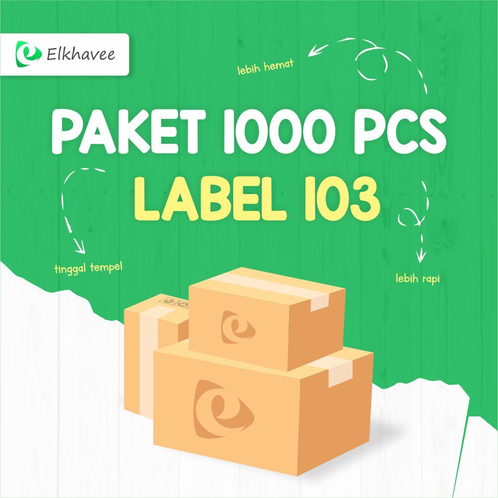 

[PAKET 1000 PCS] Cetak / Print Sticker Label Nama Undangan / Label 103