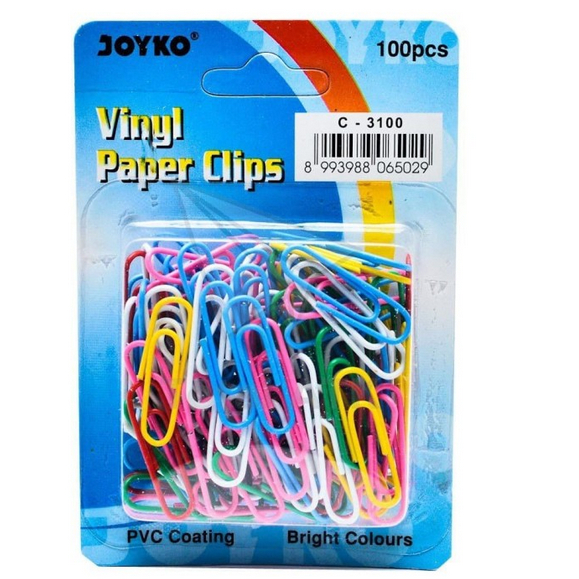 

Joyko Paper Clip Warna C3100 Klip Penjepit Kertas C-3100 Kecil