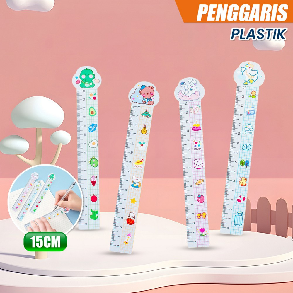 

Penggaris Plastik 15cm Anak Pelajar Karakter Lucu Alat Tulis Sekolah / Penggaris Lucu Pelajar Plastic Ruler Cartoon Serbaguna Stockami A91