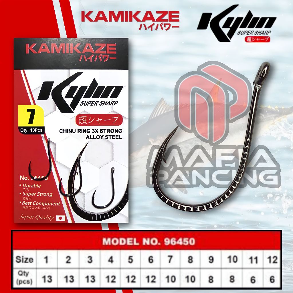 Mata kail pancing KAMIKAZE KYLIN CHINU 1054