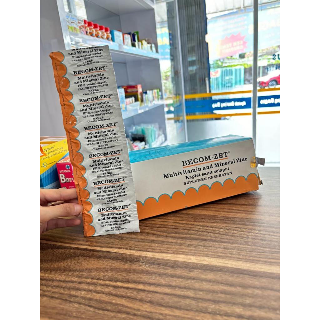 Becom Zet Tablet Vitamin Daya Tahan Tubuh