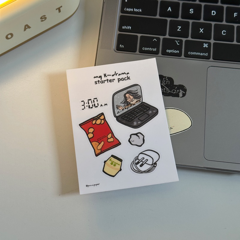 

K-drama Fangirl | sticker sheet | sticker lucu | merch