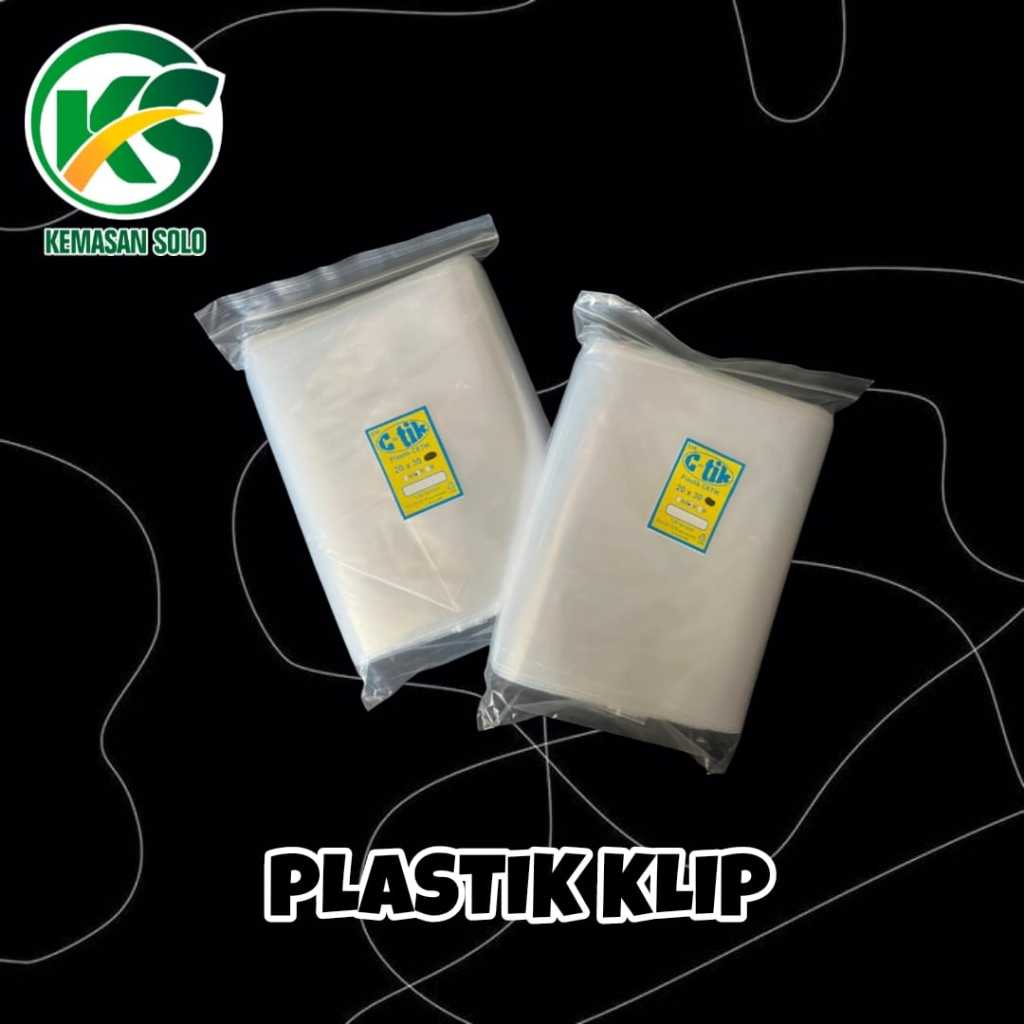 Plastik Klip 20x30 20 x 30 Klip Baju Klip makanan Klip Ziplock Klip Zipper Ecer 20 pcs