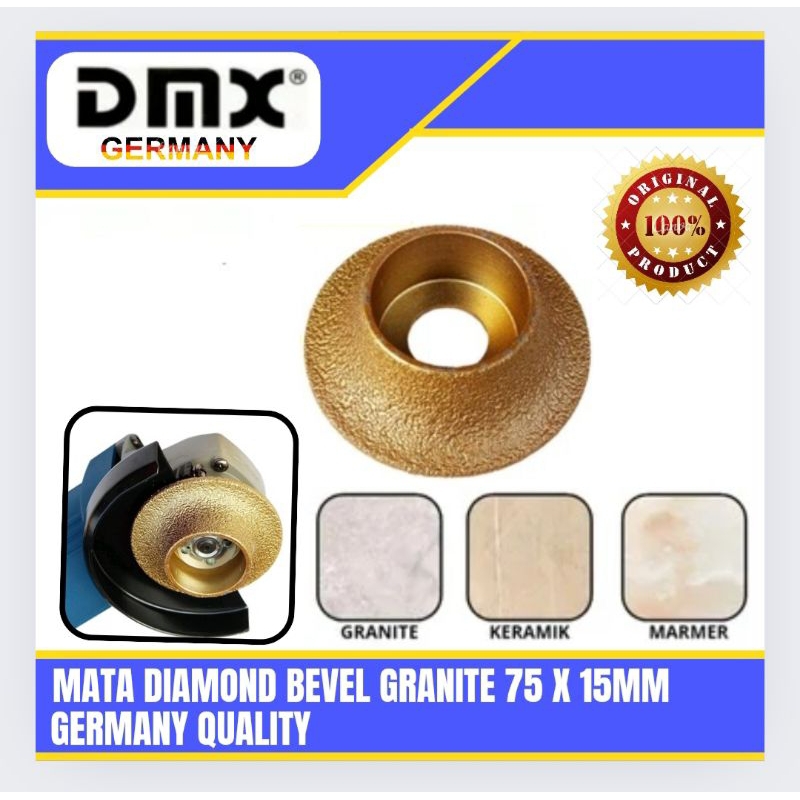 Bevel Granite Poles Granite Mata pinggul Diamond 3" DMX