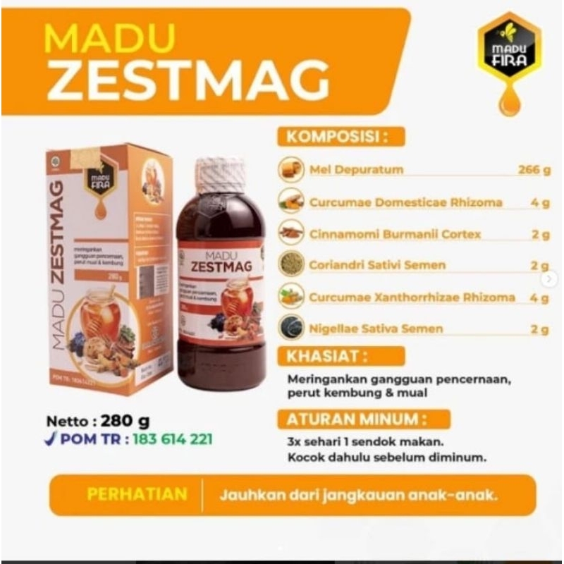 

Madu Zestmag Madu Lambung & Madu Pencernaan