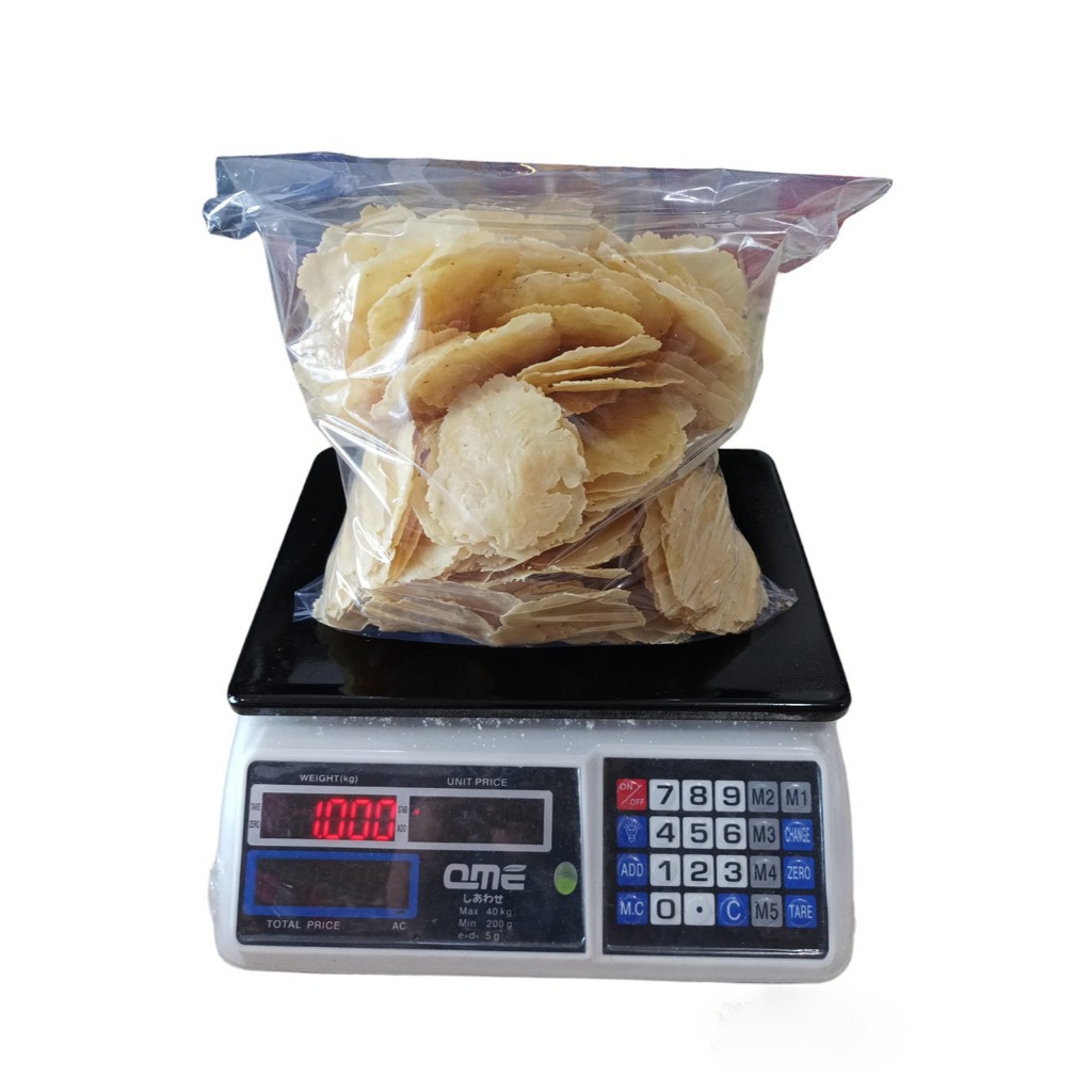 

Emping melinjo kualitas super kering asli 1kg