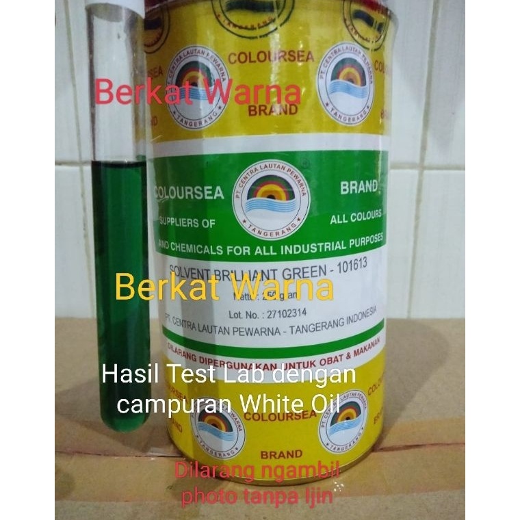 

KODE H82B Pewarna Minyak Solvent Brilliant Green 11613 Coloursea Powder