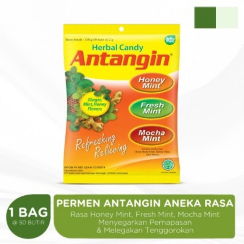 

Permen Antangin 100gr isi 50 butir @2gr