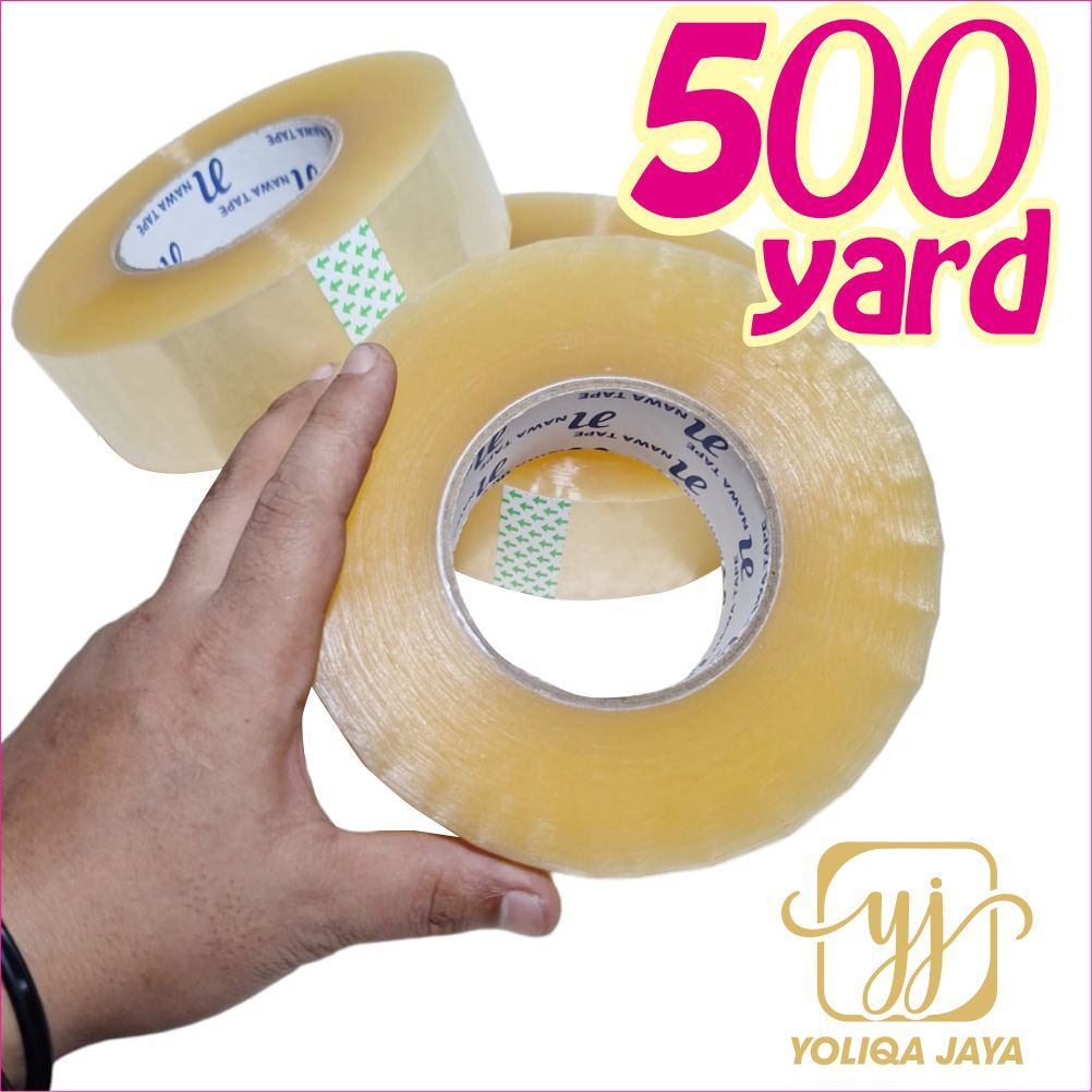 

HARGA PROMO TAPE LAKBAN JUMBO BENING & COKLAT PANJANG 500 YARD