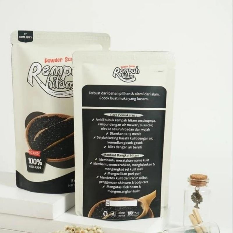 Scrub Rempah Hitam By Mama Rezky / Lulur Rempah Hitam Lulur Tradisional