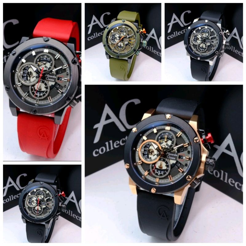 JAM TANGAN PRIA ALEXANDRE CHRISTIE 6491/ AC6491MC/ 6491 ORIGINAL