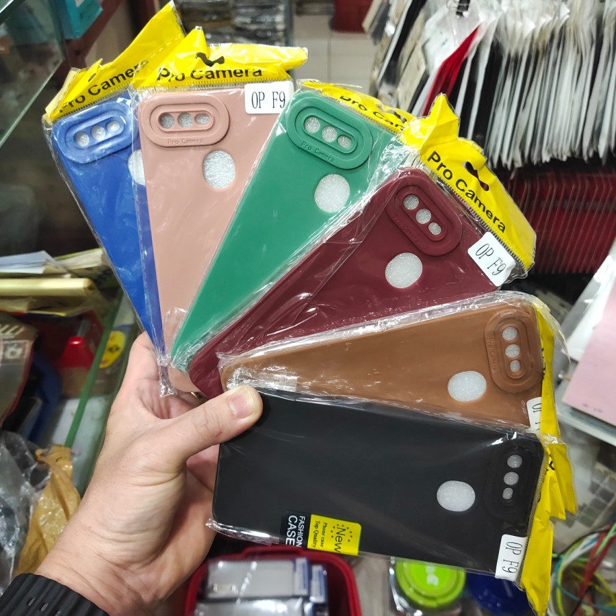 KARET HITAM OPPO A12 / A5S / A7 2018 / F9 SOFTCASE SILIKON MANTAP
