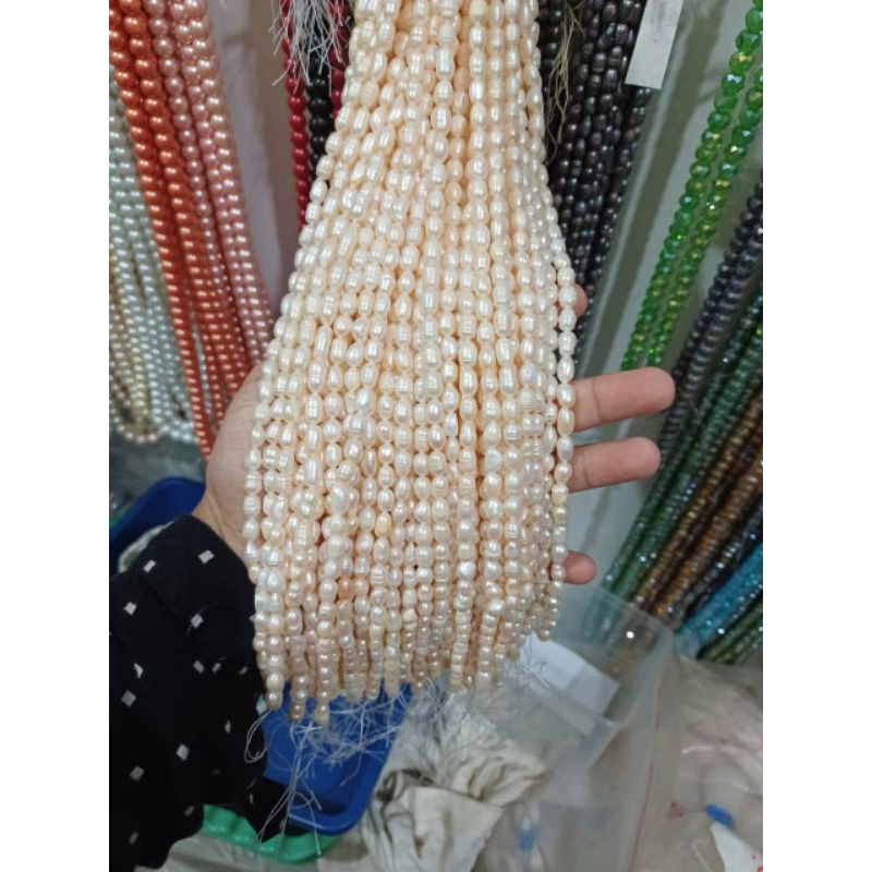 Mutiara Air Tawar Putih 8mm