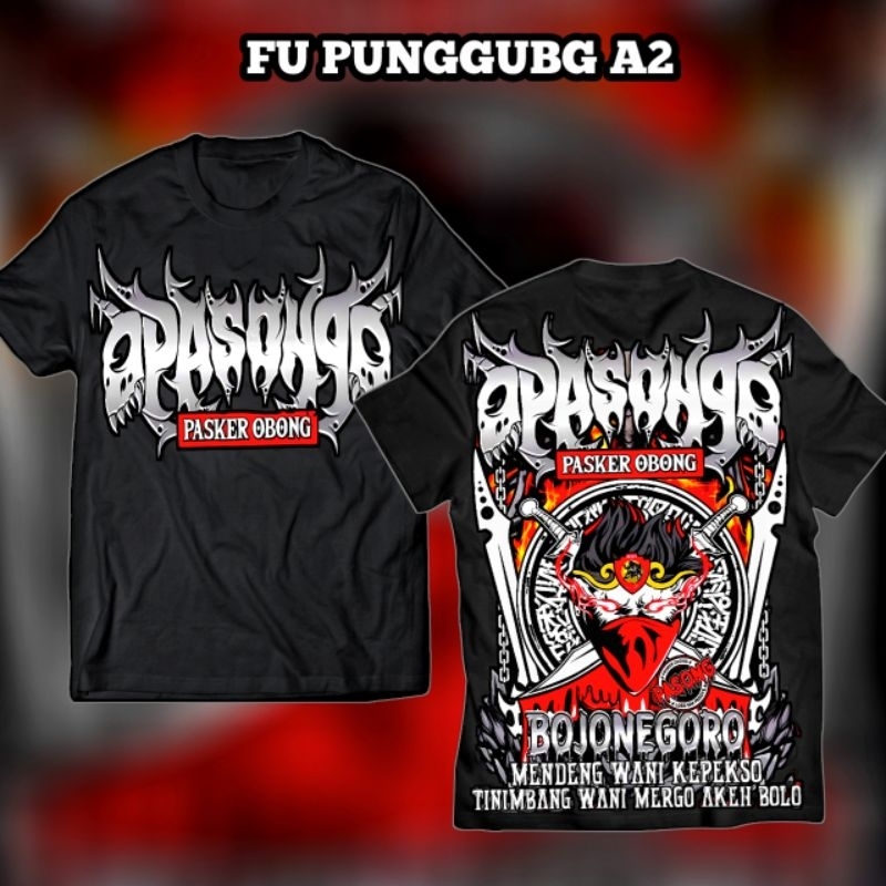 kaos pasong BOJONEGORO IKSPI KERA SAKTI kaos distro desain terbaru PASONG ikspi kera sakti ful pungg