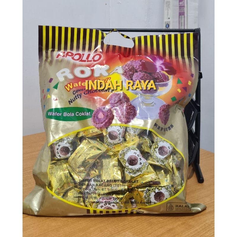 

APOLLO ROKA WAFER BALL COKLAT 300G/BKS