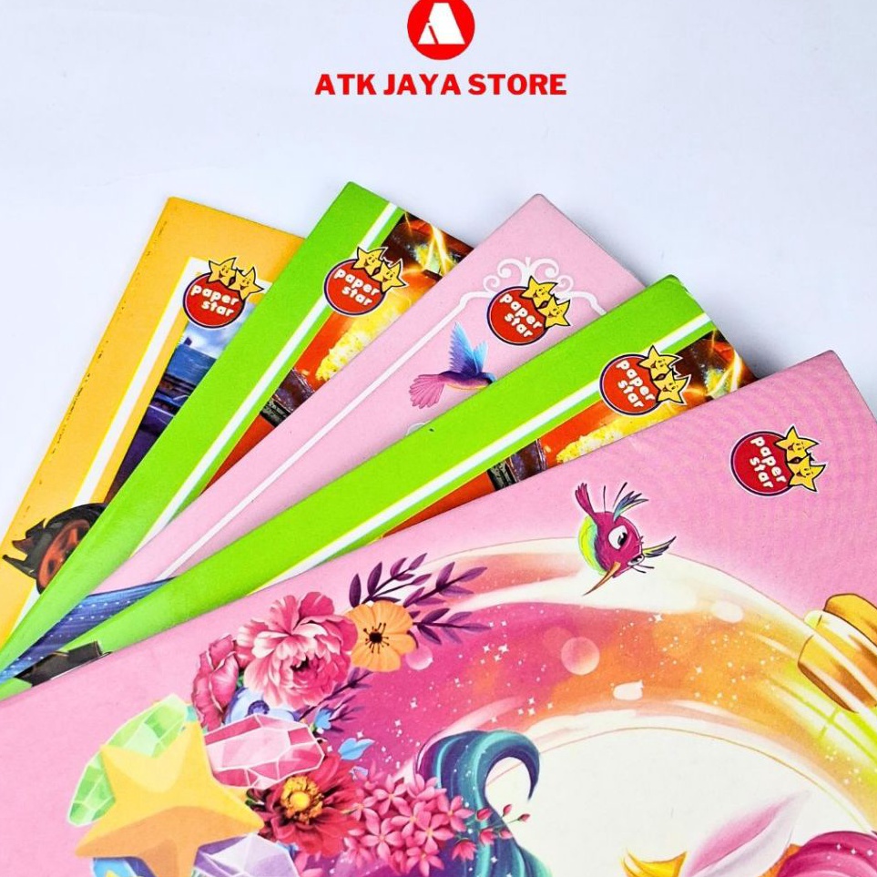 

Super Laris BUKU TULIS PAPERSTAR 38 1 PACK ISI 1 BUKU