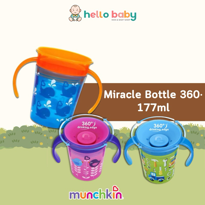 Munchkin Miracle 360• cup -Trainer cup (Cangkir dengan handle)