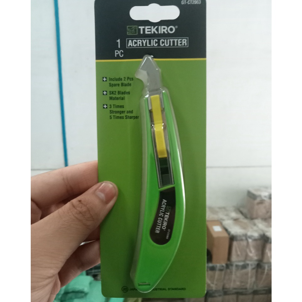 

KODE H16P Pisau Cutter Acrilic Tekiro Alat Potong Mika Akrilik Piso Cuter