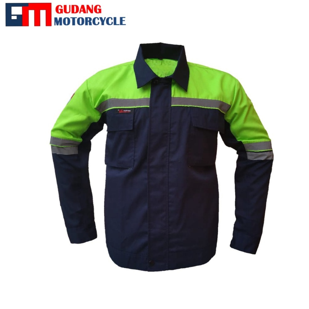 

KODE O93O Baju Safety Proyek Hijau Stabilo