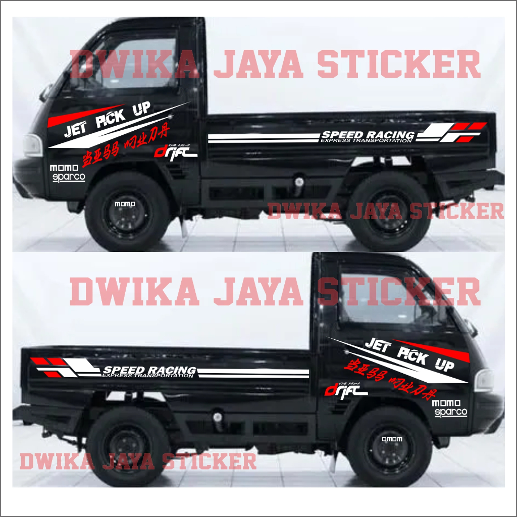 Stiker Stiker Aksesoris Mobil Pick Up Daihatsu Grandmax ,L300,Apv,Tss,New carry