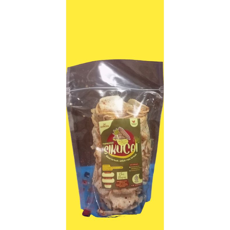 

kripik singkong kucai pedas