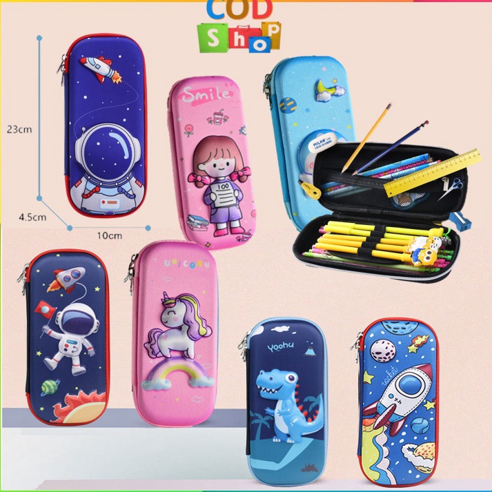 

Harga Bagus COD S5626 Tempat Pensil Anak Sekolah 3D Bahan EVA Anti Air Kotak Pensil Kotak Alat Tulis Tempat Pensil 3D Model Terbaru