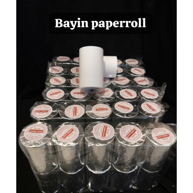 

Instan Kertas kasir thermal edc bluetooth 58x4 paket 1 Roll