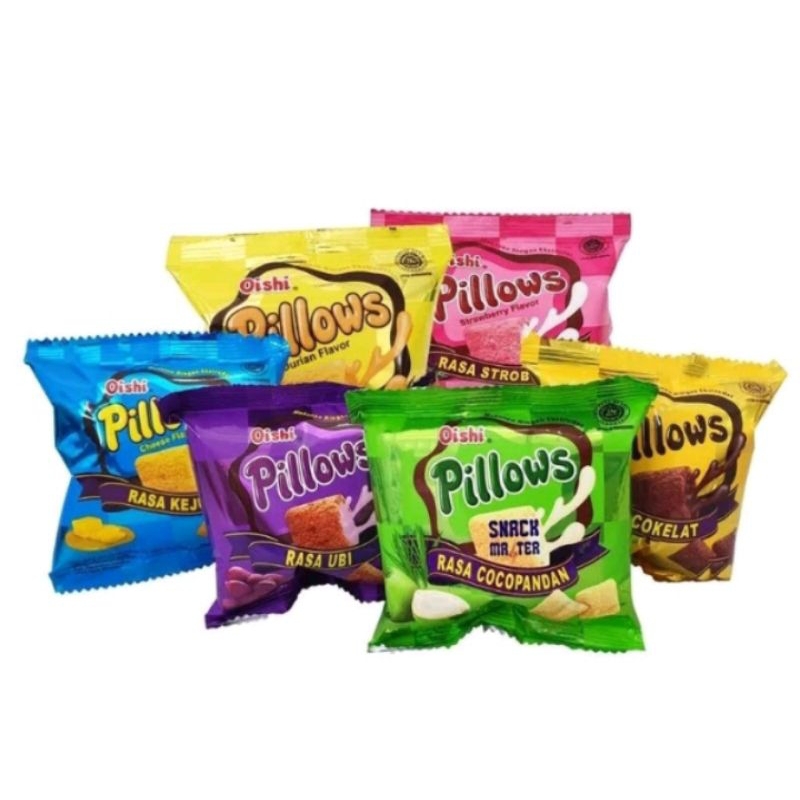 

Oishi PILLOW renceng isi 10pcs @6gr