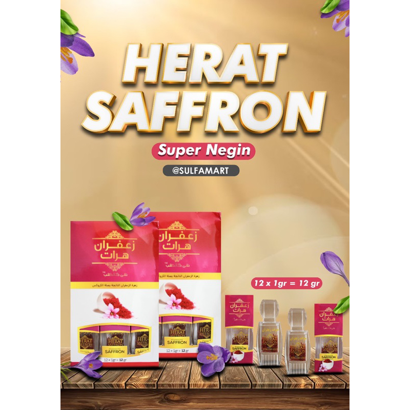 

Saffron Herat Extra Super Negin 1Gr & 0.5Gr Grade A++ The Best Premium Quality Saffron Herat Afghanistan