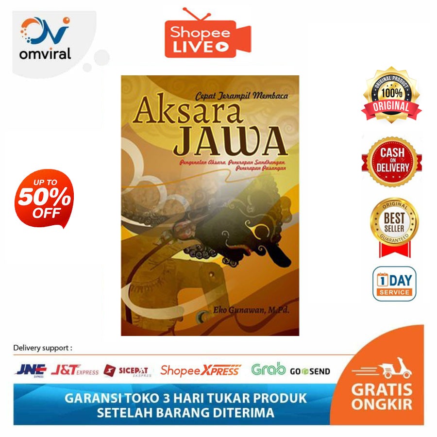 OV30P- Buku Cepat Terampil Membaca Aksara Jawa (Pengenalan Aksara, Penerapan Sandhangan, Penerapan P