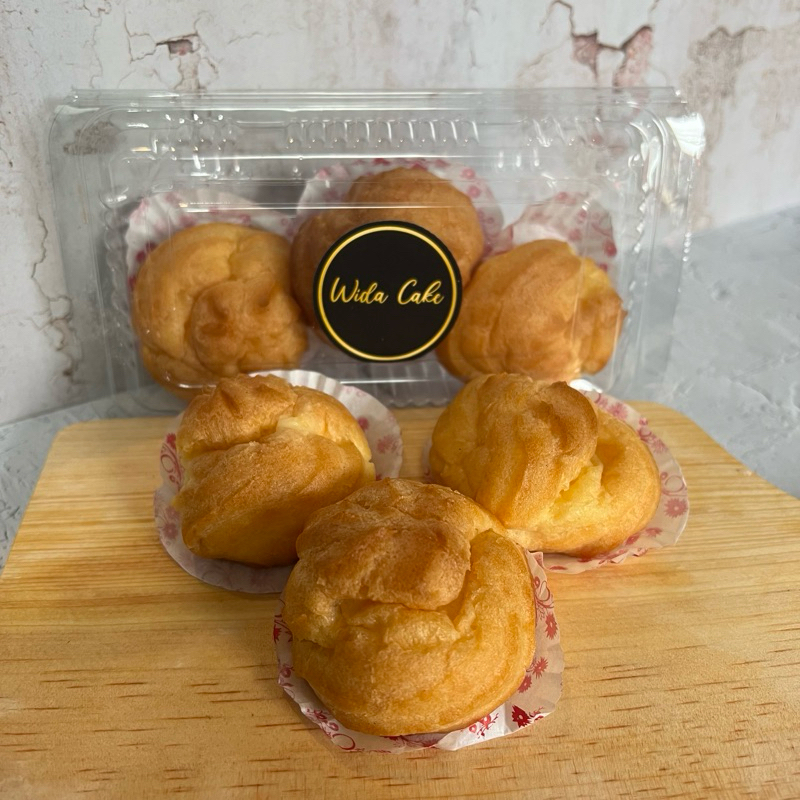 

Jajanan Kue Sus / Soes Widacake isi Vla 1pak (3pcs)