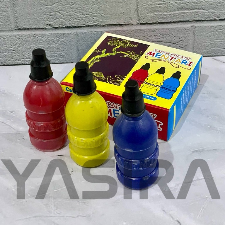 

Get It Now SATU PACK 3 WARNA Cat Gambar Kerajinan Anak Cat Finger Painting Pasta Kreatif Mentari