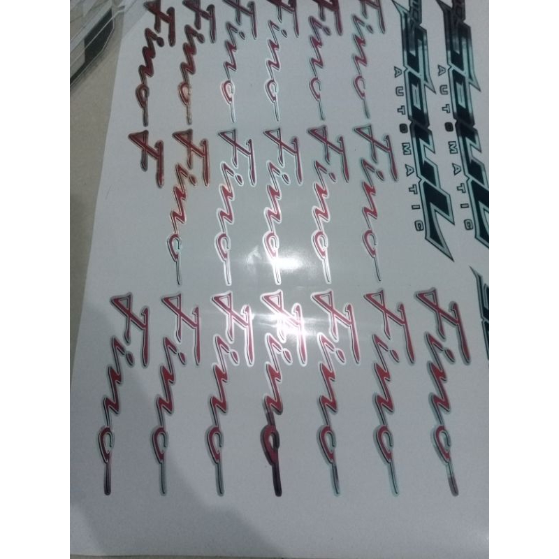 sticker tameng depan fino thailand chrome copy original
