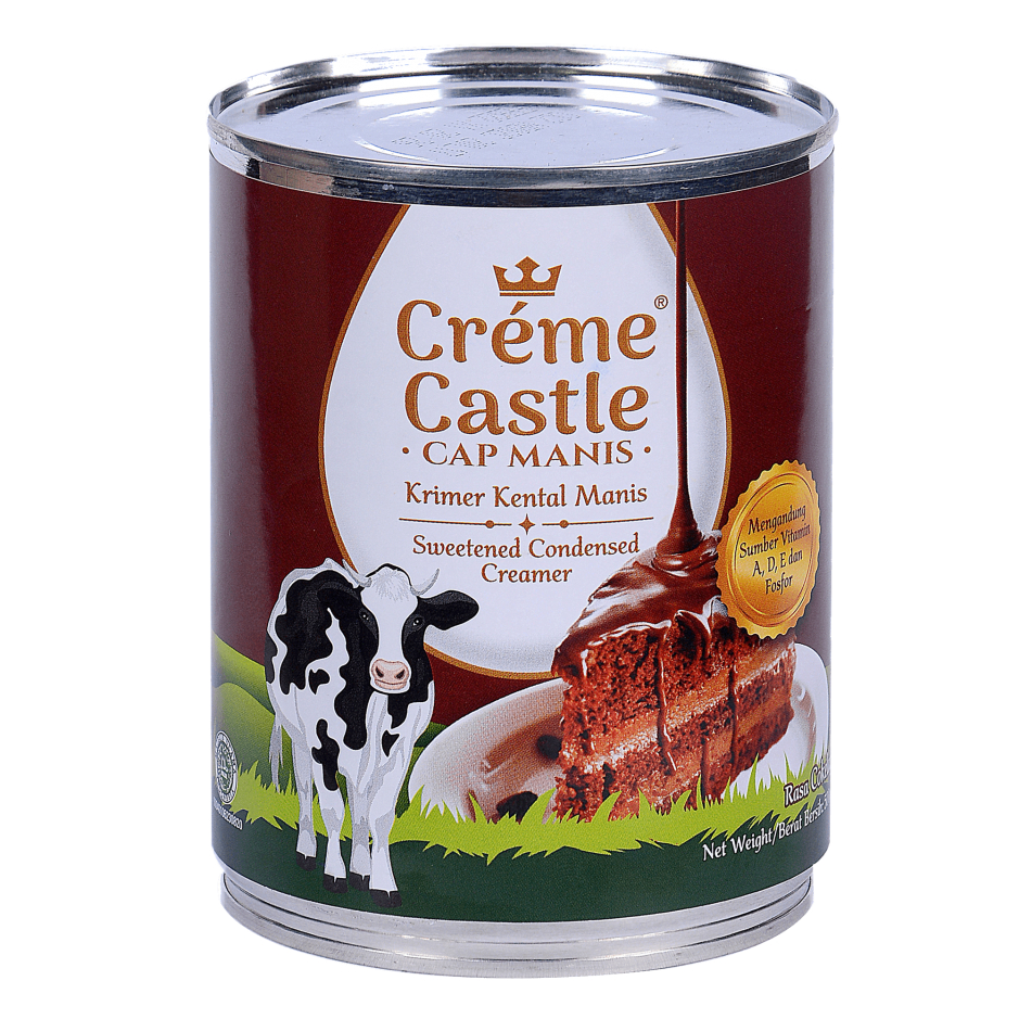 

CRÈME CASTLE SUSU KENTAL MANIS COKELAT 500 GRAM