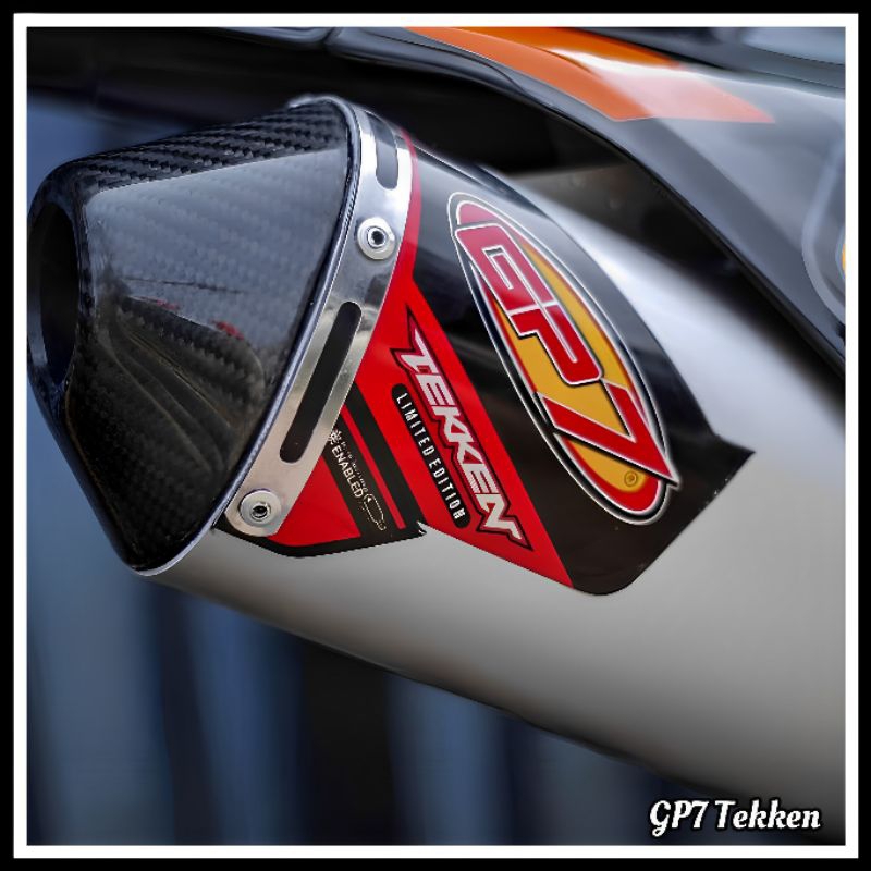 Knalpot GP 7 Tekken KLX140 KLX150 CRF150L WR155 DTRACKER150 VIAR CROSS X150